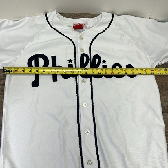 Mitchell & Ness Vintage Cooperstown Philadelphia Phillies Jimmie Fox #4 Jersey - Picture 9 of 11